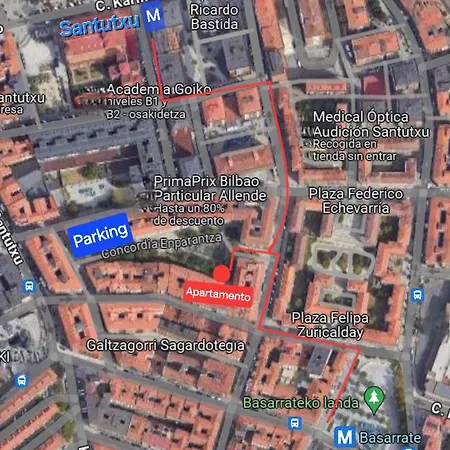 Апартаменты Concordia Apartamento, Parking Gratis Бильбао